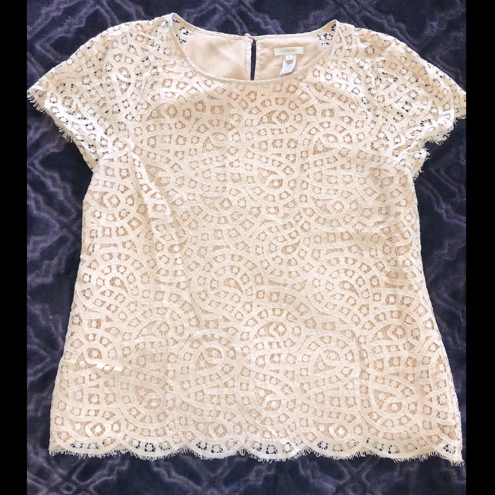 EUC J.Crew lace top